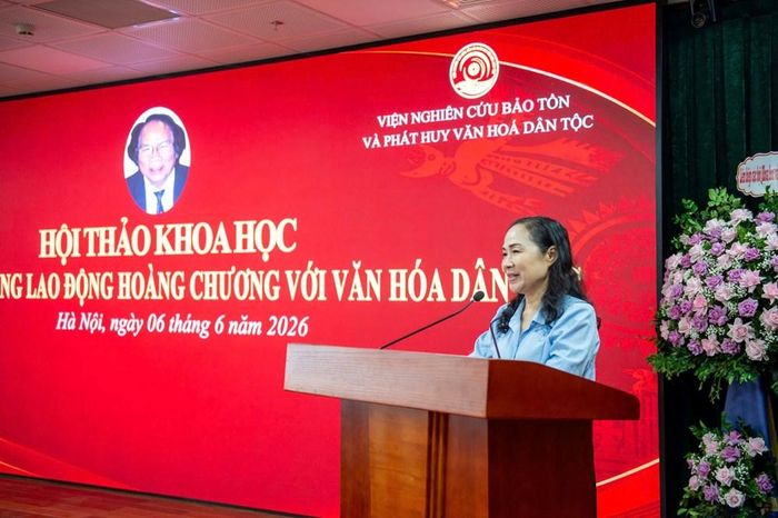 NSND Trịnh Thúy Mùi chia sẻ nhiều câu chuyện về tâm huyết và bản lĩnh của GS.AHLĐ Hoàng Chương