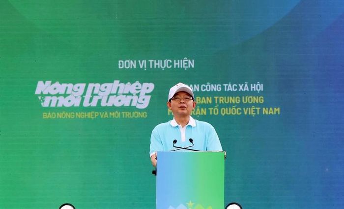 Phó Thủ tướng Chính phủ Hồ Quốc Dũng phát động hưởng ứng Ngày Môi trường thế giới, Ngày Đại dương thế giới, Tháng hành động vì môi trường và Tuần lễ Biển và Hải đảo Việt Nam năm 2026 - Ảnh: VGP/Gia Huy