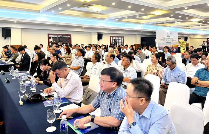 Đại diện các cơ quan, đơn vị, doanh nghiệp tham dự hội thảo.