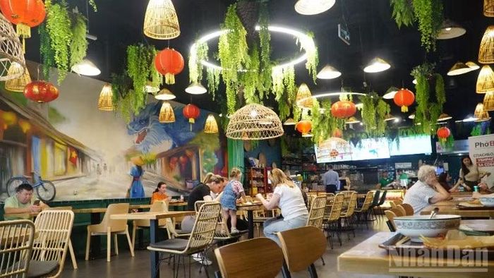 Một quán Phở bò tại thủ đô Moskva. (Ảnh: THANH THỂ)