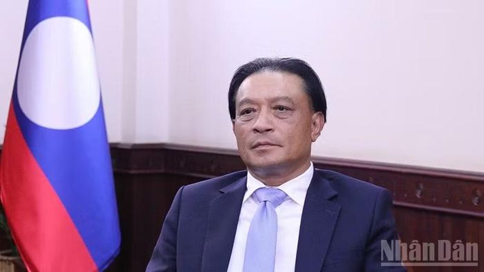 Thứ trưởng Ngoại giao Lào Phongsavanh Sisoulath. (Ảnh: DUY TOÀN)