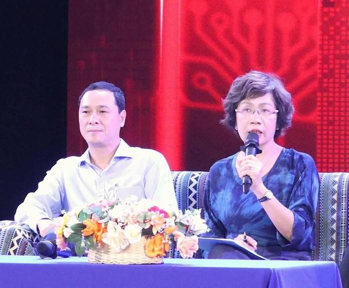 PGS.TS Nguyễn Thị Thu Phương, Viện trưởng Viện Văn hóa, Nghệ thuật, Thể thao và Du lịch Việt Nam phát biểu
