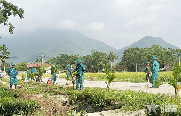  “Sao vuông” xã Đại Từ chung tay xây dựng nông thôn mới. 