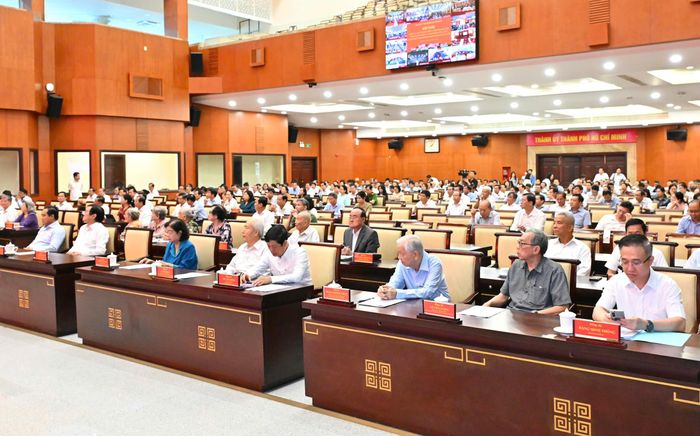  Các đại biểu dự hội nghị. Ảnh: VIỆT DŨNG 