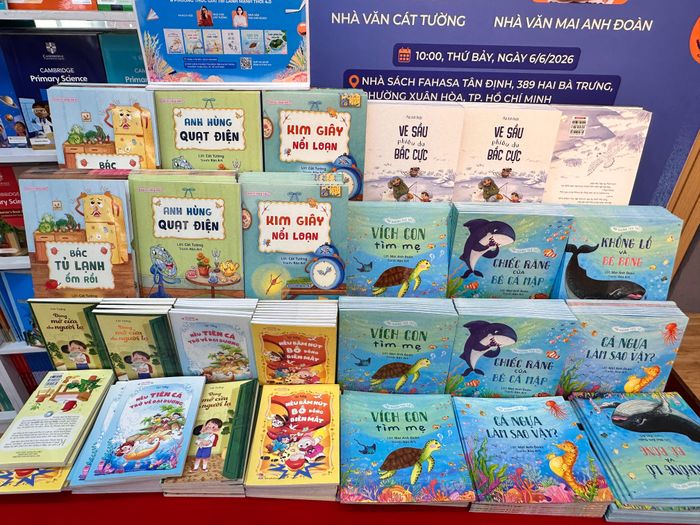 Một số ấn phẩm của Cát Tường và Đoàn Mai Anh do NXB Kim Đồng ấn hành
