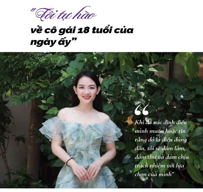 - Từ thời điểm đăng quang Hoa hậu Việt Nam Thời đại đến hiện tại, đâu là giá trị lớn nhất mà danh hiệu này mang lại cho chị?