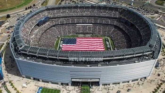 Sân Metlife không có mái che
