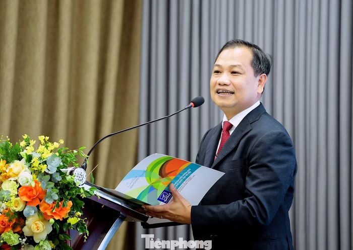 Ông Hoa Ngọc Sơn phát biểu tại chương trình. Ảnh: Xuân Tùng