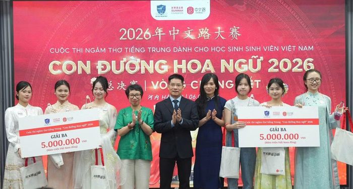 Các thí sinh đoạt giải Ba. Ảnh: CTV