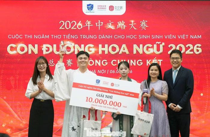 Các thí sinh đoạt giải Nhì. Ảnh: CTV