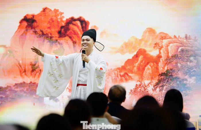 Phần thi của Đặng Hoàng Minh Hiếu. Ảnh: Xuân Tùng