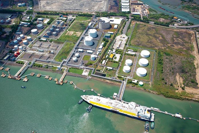 Kho chứa LNG của PV GAS, đơn vị thành viên của Petrovietnam