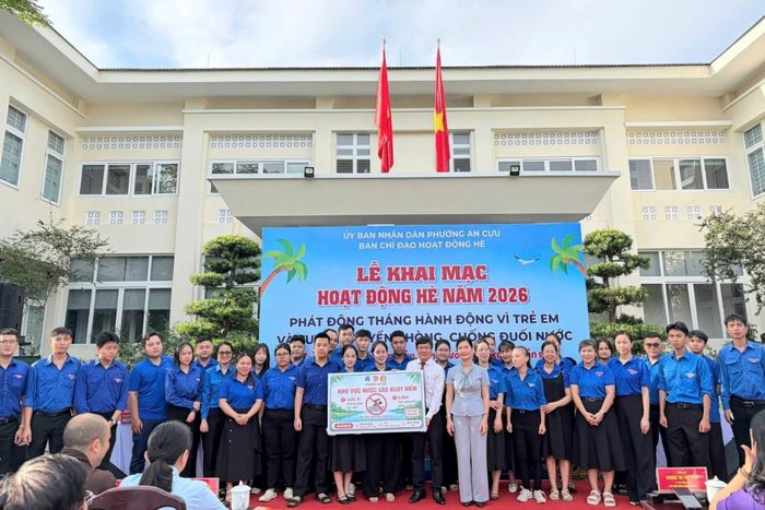 Lễ khai mạc hoạt động hè năm 2026 tại phường An Cựu, TP. Huế.