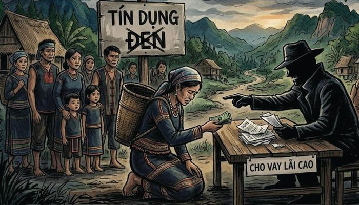 “Tín dụng đen” không chỉ là vấn đề kinh tế, mà còn là rào cản đối với mục tiêu giảm nghèo bền vững và phát triển vùng đồng bào DTTS. Ảnh minh họa