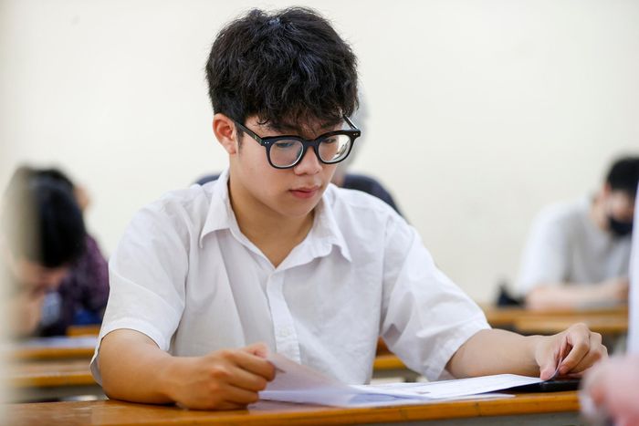 Thí sinh dự thi tốt nghiệp THPT ở Hà Nội.