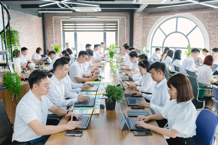 Đội ngũ chuyên viên tư vấn tại VHS Group. Ảnh: DNCC