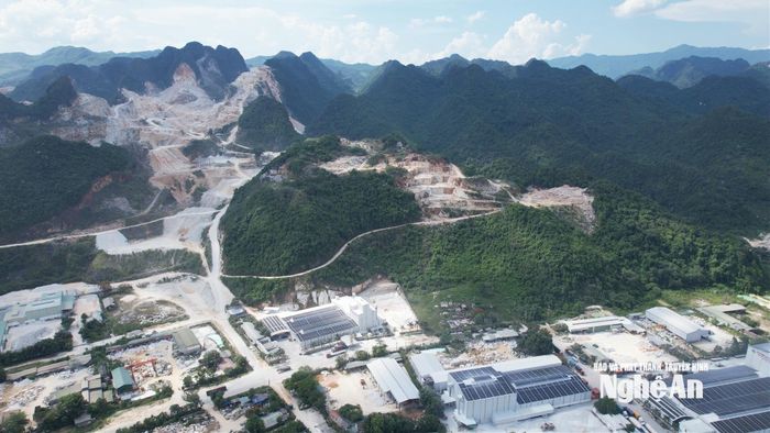 Cụm công nghiệp Châu Quang tại xã Quỳ Hợp. Ảnh: P.V