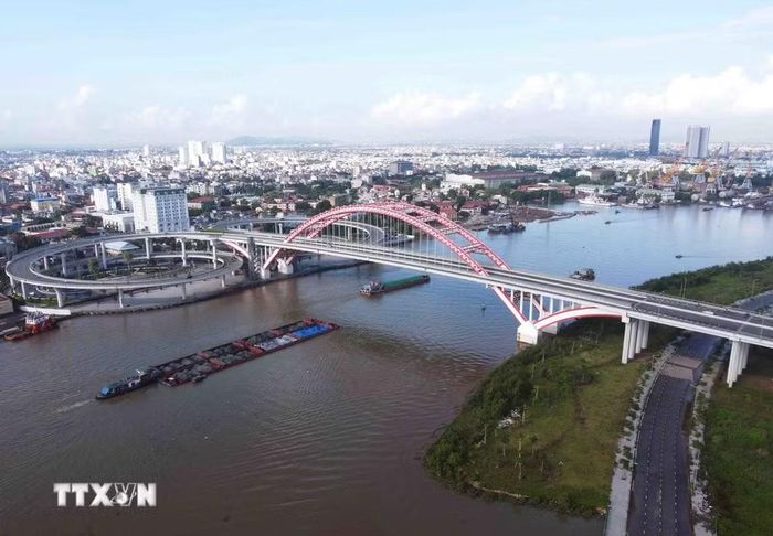 Một góc thành phố Hải Phòng. (Nguồn: TTXVN)