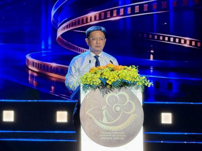 Ông Nguyễn Mạnh Cường, Phó Chủ tịch UBND TP Hồ Chí Minh phát biểu chào mừng.