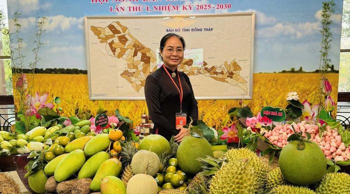 Bà Nguyễn Ngọc Điệp, hội viên Hội Nông dân tiêu biểu tỉnh Đồng Tháp