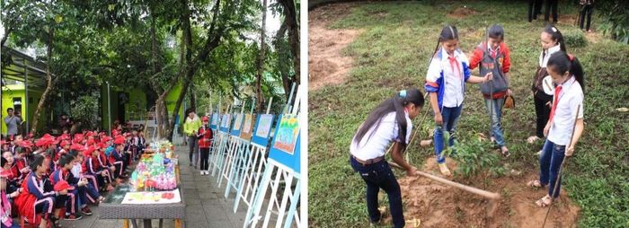 Các hoạt động giáo dục về bảo tồn dành cho trẻ em tại Quảng Bình - nay là Quảng Trị. 