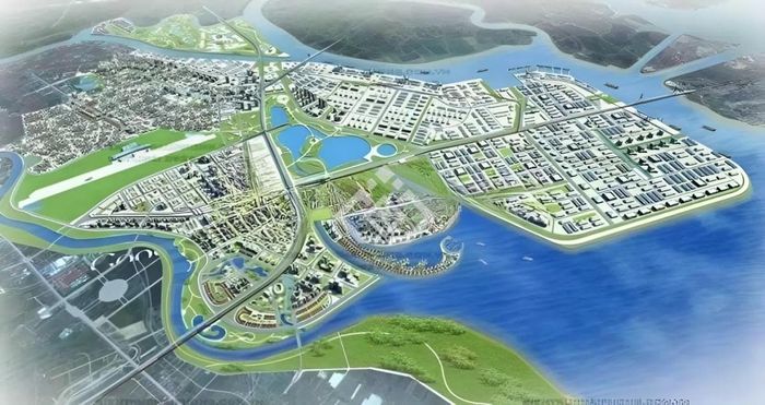 Dự án Khu công nghiệp - đô thị Tràng Cát ở Hải Phòng. Ảnh: Đỗ Hoàng
