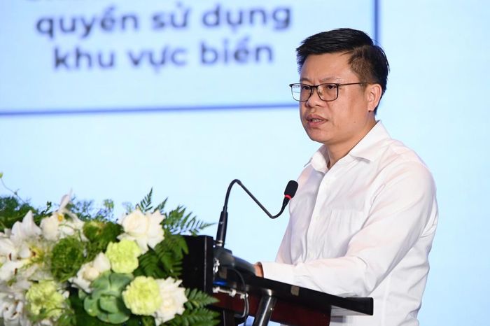 Ông Nguyễn Quốc Toản, Cục trưởng Cục Biển và Hải đảo Việt Nam nêu những điểm nhấn, nội dung lớn trong dự thảo luật