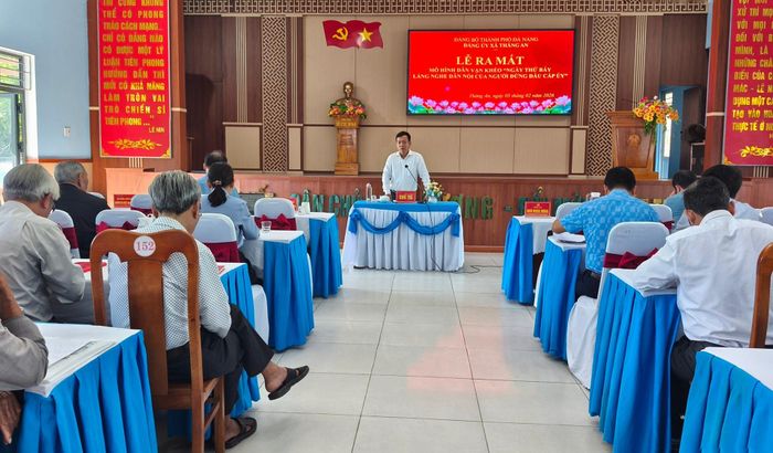 Mô hình "Ngày thứ Bảy lắng nghe dân nói của người đứng đầu cấp ủy” của Đảng ủy xã Thăng An nhận được sự hưởng ứng, hài lòng của nhân dân. Ảnh: LAM PHƯƠNG