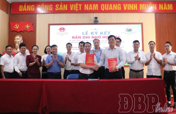 Xã Thanh Yên và Hiệp hội Doanh nghiệp tỉnh ký kết bản ghi nhớ hợp tác về phối hợp xúc tiến đầu tư, kết nối doanh nghiệp, hỗ trợ phát triển kinh tế - xã hội.