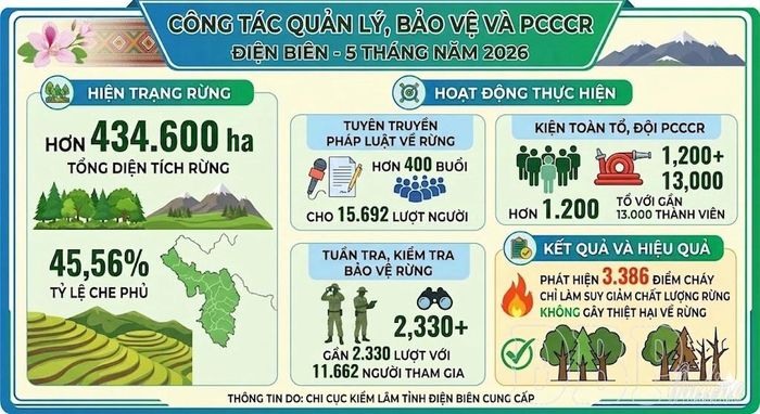 Những tín hiệu tích cực trong công tác quản lý, bảo vệ và PCCCRở tỉnh Điện Biên.