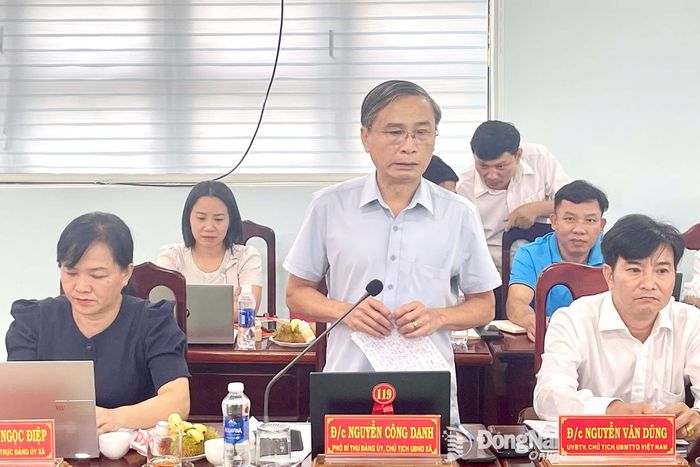 Các ý kiến thảo luận tại buổi làm việc. Ảnh: Lâm Hùng