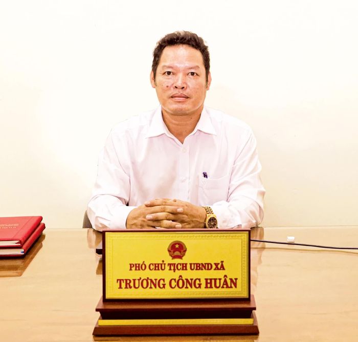 Ông Trương Công Huân - Phó Chủ tịch UBND xã Bác Ái.