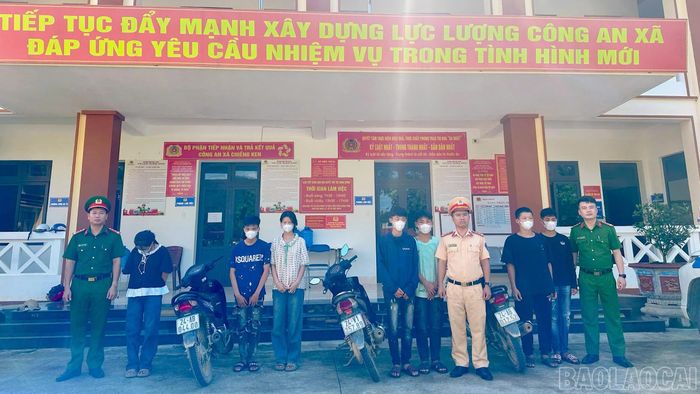  T.T.D và các trường hợp liên quan tại cơ quan Công an. 