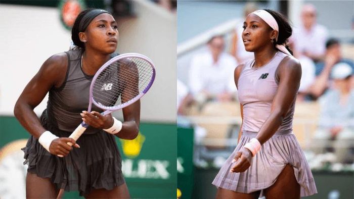 Gauff có trang phục rất đẹp...