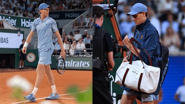 ...Sinner cũng vậy, nhưng cả hai không thể tiến sâu ở Grand Slam đất nện Paris năm nay