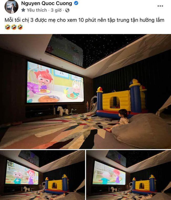 Bé Suchin nhà Cường Đô la và Đàm Thu Trang chỉ được xem màn hình 10 phút/ngày.