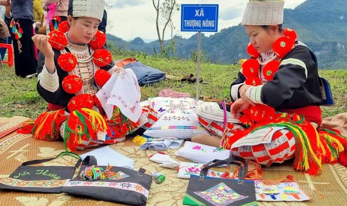 Khi tham gia các cuộc thi, đội thêu xã Thượng Nông đều đạt giải cao.