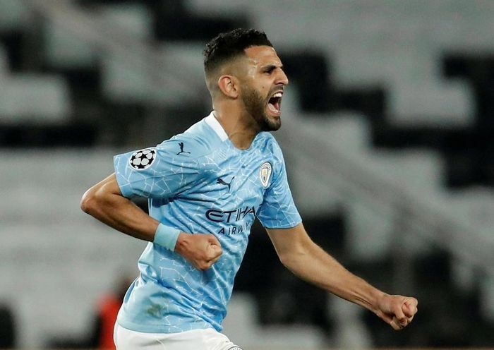 Tinh thần chiến binh của Mahrez là nguồn cảm hứng quan trọng cho Man City nhiều năm qua. Ảnh: Reuters 