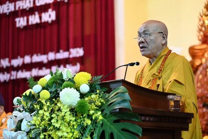 Hòa thượng Thích Quảng Tùng ban đạo từ
