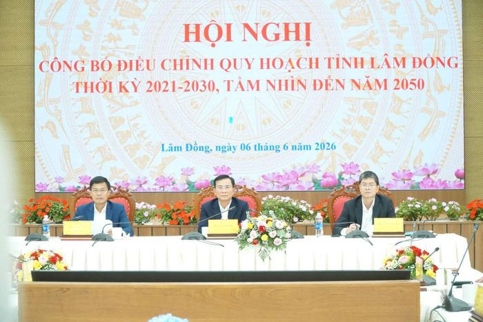 Đại diện lãnh đạo tỉnh Lâm Đồng chủ trì Hội nghị