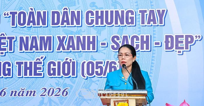 Chủ tịch Ủy ban MTTQ Việt Nam phường Bạc Liêu Đoàn Hồng Lĩnh phát động phong trào thi đua với nhiều hoạt động thiết thực, được triển khai đến tháng 11/2026.