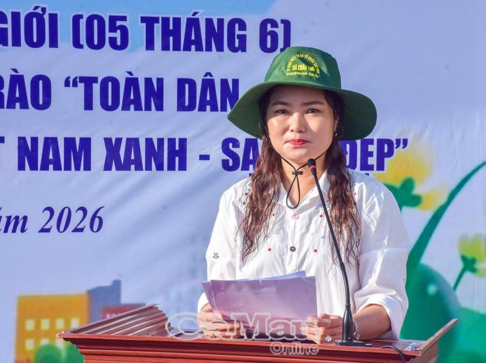  Chủ tịch Ủy ban MTTQ Việt Nam xã Châu Thới Ngô Như Ý kêu gọi toàn thể cán bộ, chiến sĩ, công chức, viên chức, người lao động, đoàn viên, thanh niên, học sinh và người dân hưởng ứng phong trào bằng những việc làm thiết thực.