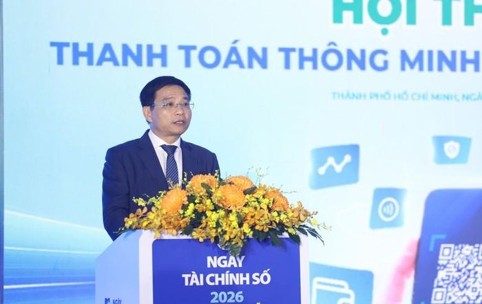 Phó Thủ tướng Nguyễn Văn Thắng phát biểu tại Hội thảo “Thanh toán thông minh trong kỷ nguyên số”. Ảnh: CP