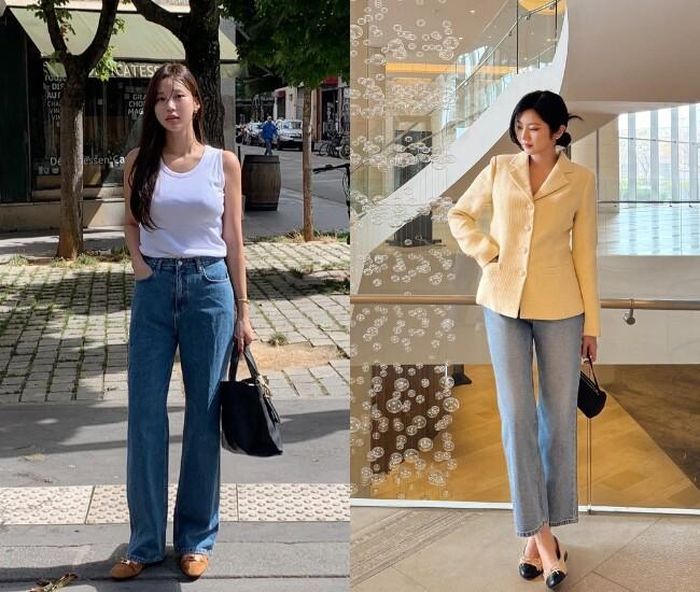 Giày búp bê là lựa chọn quen thuộc của nhiều nàng công sở nhờ vẻ ngoài nữ tính và thanh lịch. Những thiết kế mũi nhọn hoặc quai ngang giúp tổng thể trông hiện đại hơn. Item này cũng rất dễ phối cùng chân váy, váy liền hoặc quần âu hàng ngày.