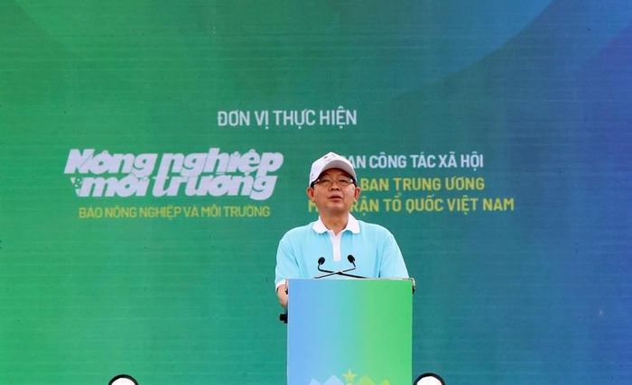 Phó Thủ tướng Chính phủ Hồ Quốc Dũng phát động hưởng ứng Ngày Môi trường thế giới, Ngày Đại dương thế giới, Tháng hành động vì môi trường và Tuần lễ Biển và Hải đảo Việt Nam năm 2026 - Ảnh: VGP/Gia Huy