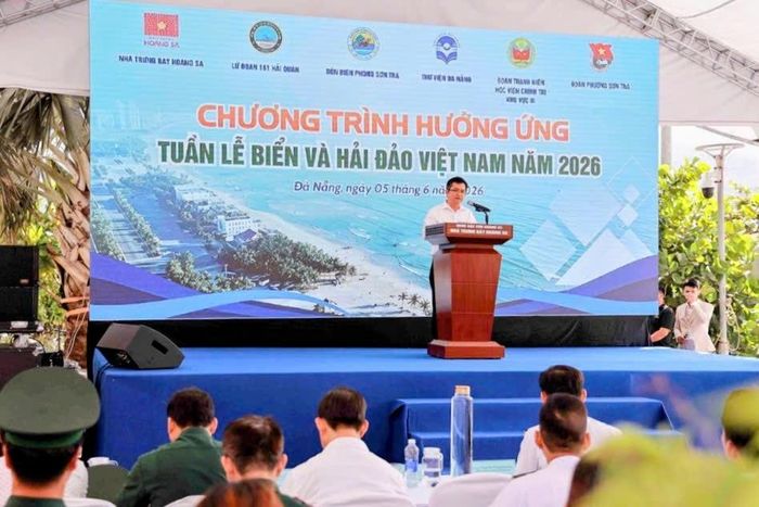 Quang cảnh chương trình hưởng ứng Tuần lễ Biển và Hải đảo Việt Nam năm 2026.
