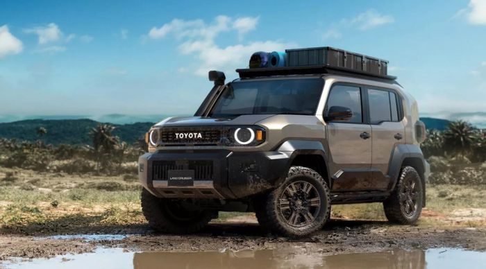 Toyota Land Cruiser FJ mang phong cách việt dã hoài cổ, sở hữu khả năng vận hành địa hình vượt trội.
