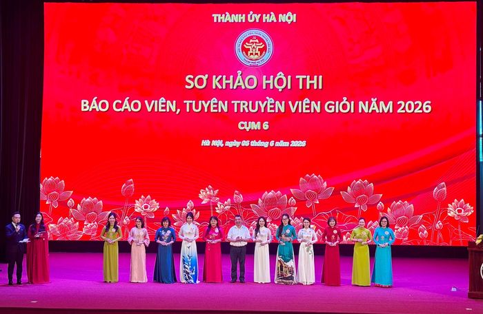 Cụm thi số 6 được tổ chức sôi nổi với sự tham gia của 11 thí sinh tiêu biểu. Ảnh: PN
