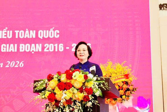 Bí thư Trung ương Đảng, Phó Thủ tướng Chính phủ Phạm Thị Thanh Trà phát biểu. Ảnh: Xuân Hiền