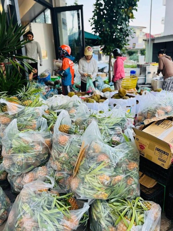 Tùy thuộc vào kích thước và chất lượng dứa sẽ có giá bán khác nhau.
